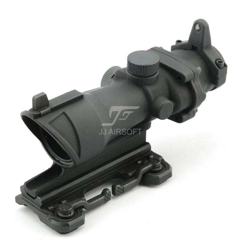 JJ Airsoft ACOG Style 4x32 с креплением QD (черный/коричневый) Бесплатная доставка