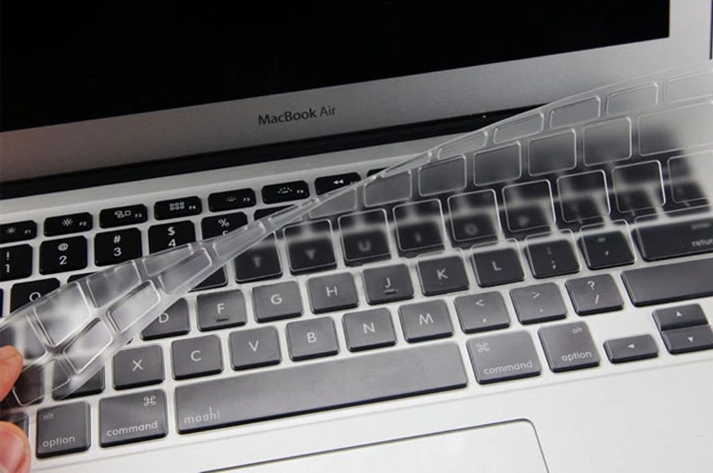 Водонепроницаемый чехол-клавиатура для Apple Macbook, протектор для Великобритании, ЕС, США, версия TPU Tansparent 11, 12, 13, 15, 17 дюймов, кожа для Mac, Новинка