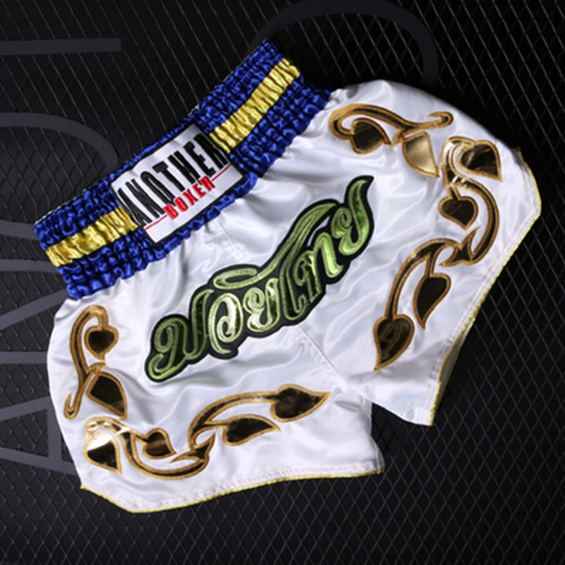 

Muay Thai Shorts Professional Sanda Boxing Suits Adult Competition Training MMA Fighting Short Pants Girls Boys Althetic Shorts