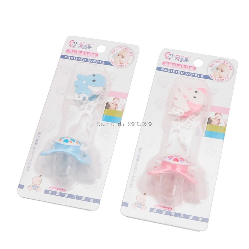 

Infant Baby Silicone Emulational Breastfeeding Baby Chain Stitching Pacifier -B116