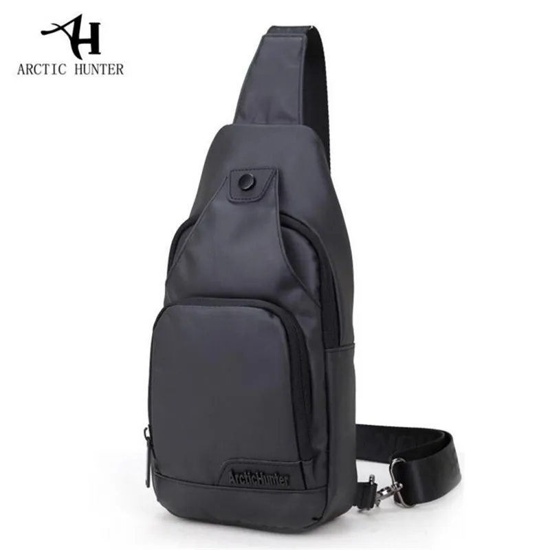Arctic Hunter Daily Traveling Shoulder Bag Famous Brand Black Chest Bag