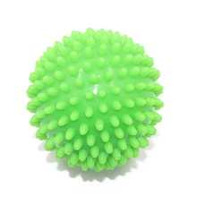 9 см/7,5 см ПВХ колючий Массажный мяч триггер точка Спорт Фитнес рука ноги облегчение боли подошвенный фасциит Reliever Ежик мяч