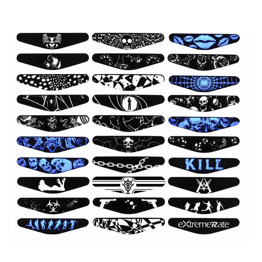 

30 PCS/Lot Stickers for ps4 LED Light Bar Sticker for Sony PlayStation 4 Cover Skin Sticker for ps4 Console Playstation 4