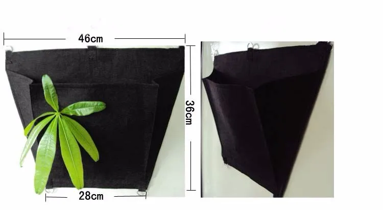 Сад горшки подвесные стена мешок карман для овощей детская висит горшки цветочный горшок кулон