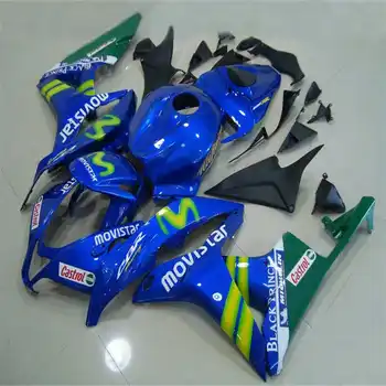

L36-parts kits injection mold body fairings kits for CBR 600 RR F5 fairing set 07 08 CBR 600RR CBR600RR 2007 2008 blue green