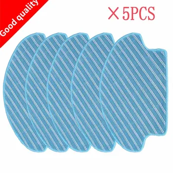 

5pcs/lot High quality Washable Wet & Dry Mopping Pad for Ecovacs DEEBOT DT85 DT83 DM81 SDT85G Robotic Vacuum Cleaner Mop Pads