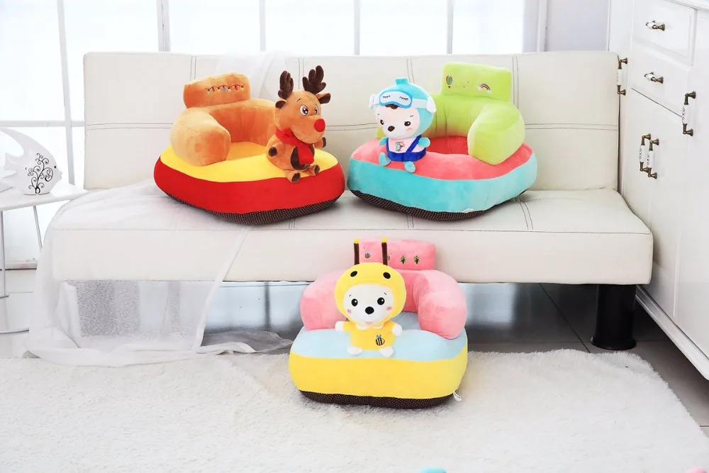Esteira do Jogo do Bebê Cadeira de Bebé Cadeira de Unicórnio de Pelúcia para o Bebê a Aprender a Sentar Caçoa o Presente Alce Play Game Sofá Mat 9 Esteira do Jogo do bebê Mat Cadeira