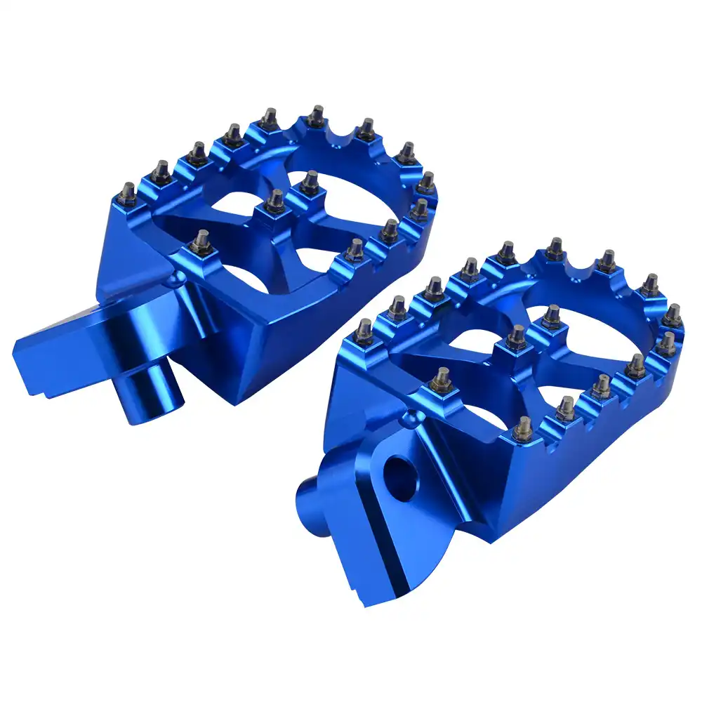 Motorcycle Billet MX Wide Foot Pegs Pedals Rest Footpegs For KTM SX SXF EXC EXCF XC XCF XCW XCFW SMC 65 85 125 150 200 250-530 Color : Blue