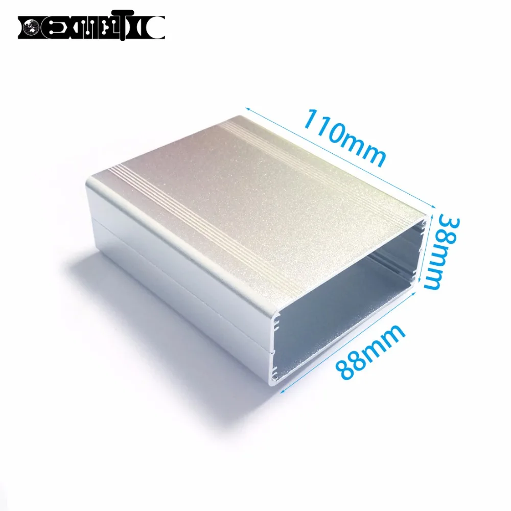 

Aluminum enclosure electric project case PCB shell box 88x38x110mm DIY splitted electronics enclosure