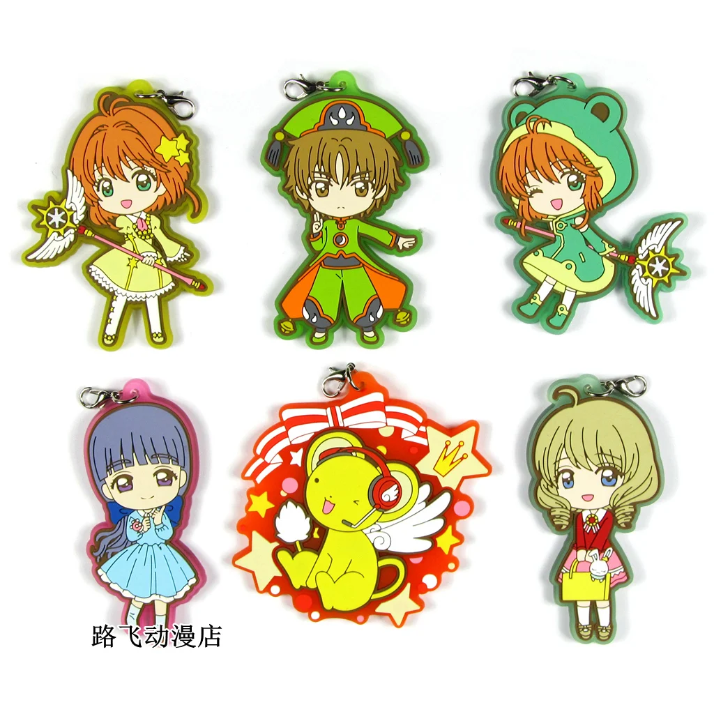 CARDCAPTORS AKURA LI сяоран CERBERUS карточки pvc аниме модель фигурку мобильный телефон