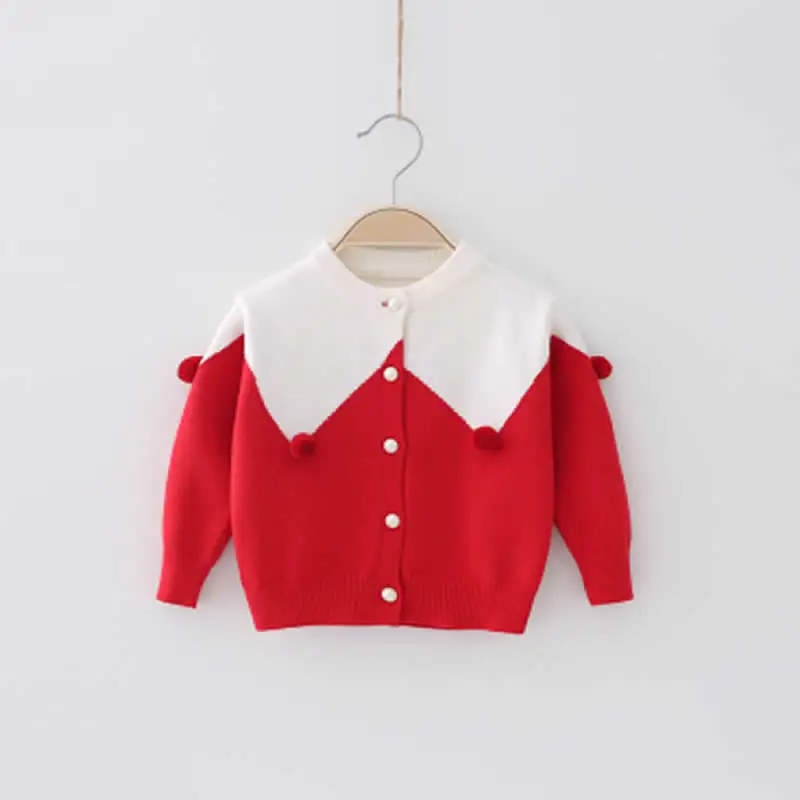 Детский свитер весна-осень для новорожденных девочек, свитер, пальто, кардиган, футболка Детский свитер Свитера для девочек Теплый Детский кардиган, одежда