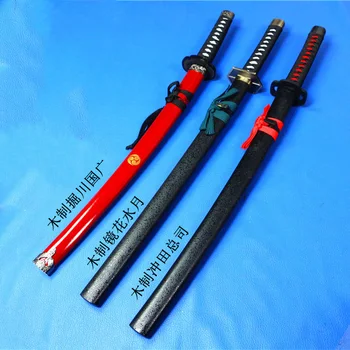 

Wooden sword Touken Ranbu bleach Japanese katana Cosplay wooden Sword knife blade weapon Cosplay Props High quality