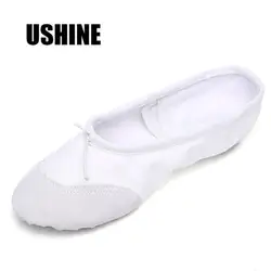 Профессиональный белый холст учитель балетки Zapatos BD с изображением танца на пуантах для балетная обувь для девочек балетная обувь для