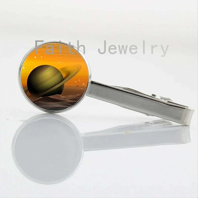 

entlemen accessories alaxy Planet pture tie clip Universe Space Earth Jupiter Mercury Mars Saturn Uranus Neptune NS277