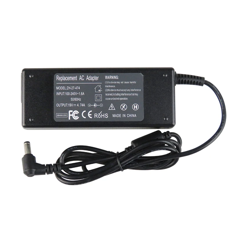 PC247 19V 4,74A Remplacement Alimentation Pour PC Portable Adaptateur/ Chargeur Pour Asus X72F X72J X73S X73SL X73Y ASUS PA-1900-24 Pa-1900-36  avec garantie 1 an et adaptateur secteur EU inclus.