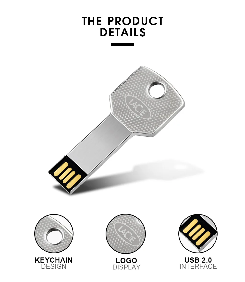 USB флеш-ключ привода, 64 ГБ, 32 ГБ, 128 г, флеш-накопитель, 16 ГБ, Usb2.0, металлический флешка, 8 ГБ, 4 Гб, водонепроницаемый usb-накопитель