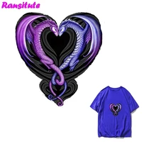 R286 Стрекоза тепла для теплообмена куртка свитер печати моющиеся теплопередачи детей DIY декоративные наклейки значок