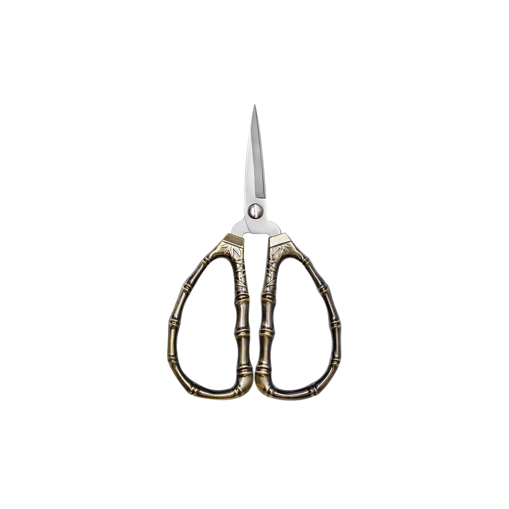 LMDZ 1 шт. 5 размер винтажные бамбуковые стильные ножницы из нержавеющей стали для шитья ножницы для рукоделия Обрезной нож - Цвет: mini scissors