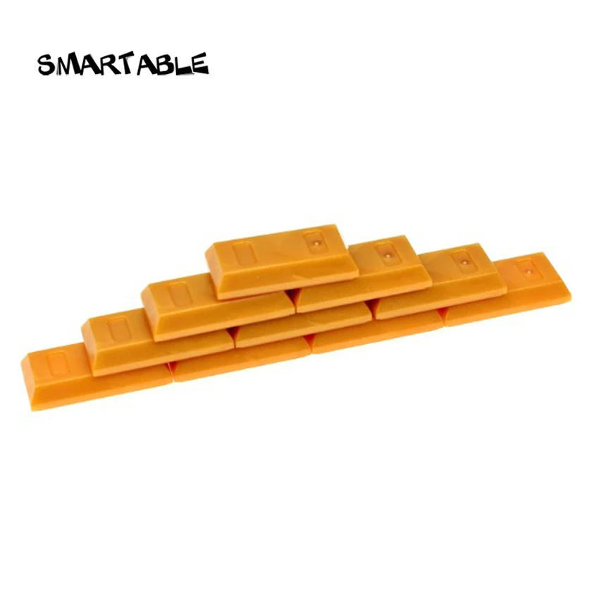Кубики Smartable с монетами/Золотой платой детали MOC игрушки сделай сам совместимые
