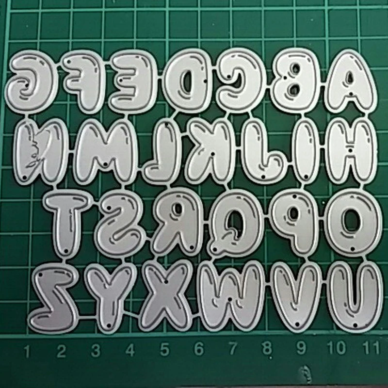 

Estel 26pcs Alphabet Letters Carbon Steel Cutting Dies for DIY Scrapbooking /Photo Embossing Paper Card Decoration Craft