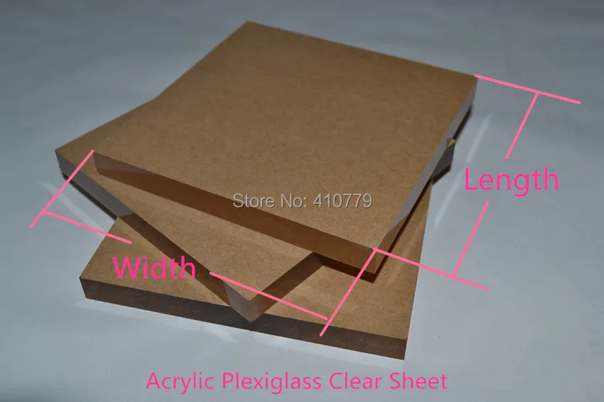Акриловые наклейки 400x800x10 мм мебель из полистирола прозрачная доска пластик домашнее улучшение Строительный Материал Подарочная карта вырезать любой размер
