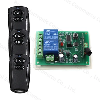 

DC 12v 2CH 2 channel wireless RF Remote Control Switch Transmitter and Receiver for Wireless system