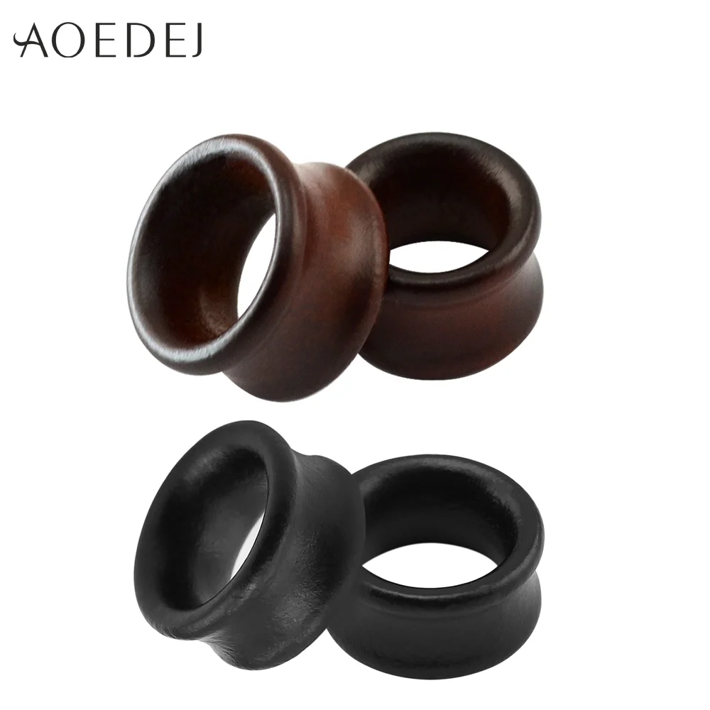 Buy 8 25mm Black Wood Plugs Body Jewelry Wooden Plugs