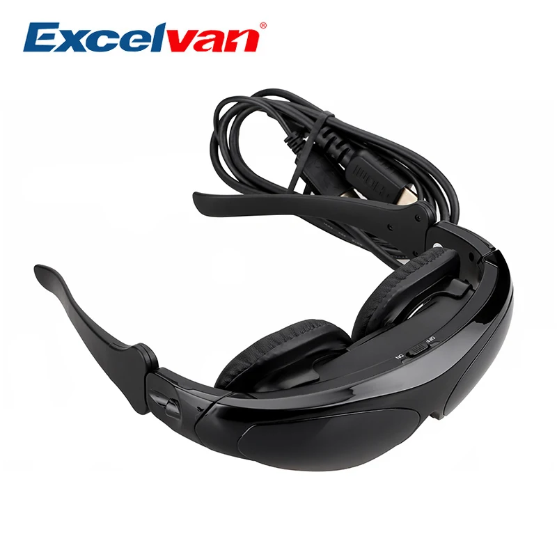 Excelvan HD922 98 Inches 3D Video Glasses Eyewear Virtual Widescreen