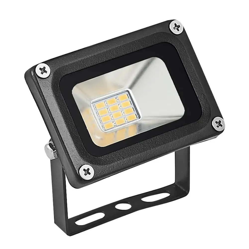 1 Pcs New 10w 12v Led Light Floodlight Outdoor Lamp 12 Volt Coldwhite Floodlight For Garden Street Area