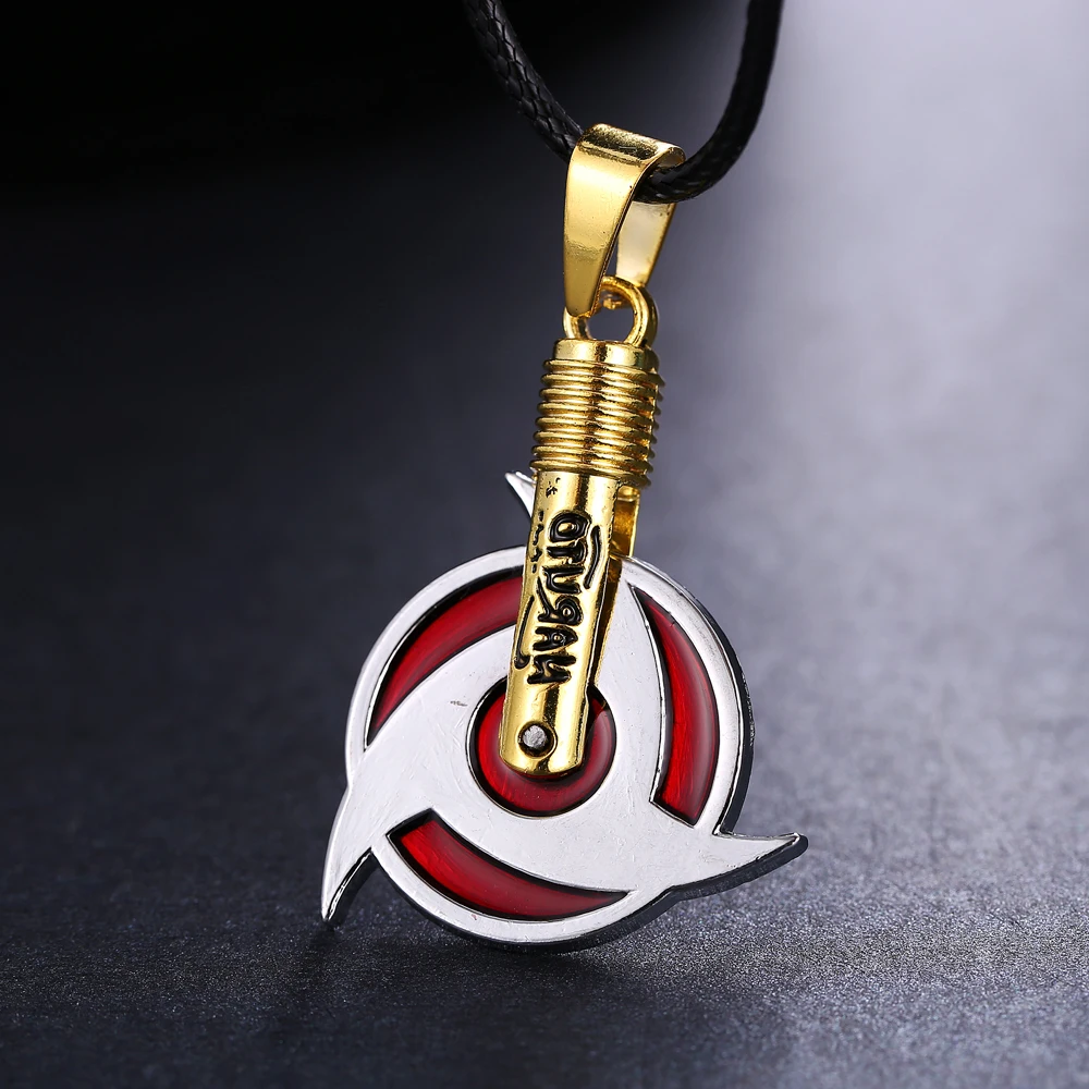 MOSU горячее аниме наруто ожерелье Uchiha Itachi Mangekyou подвеска Шаринган Косплей игрушка