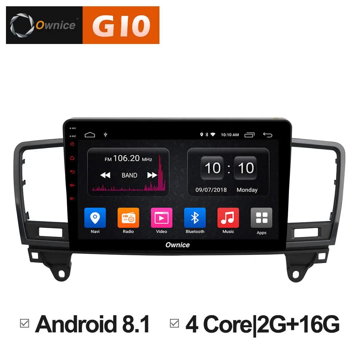 Ownice Восьмиядерный 9 &quotАвтомобильный Android 8 1 автомобильный DVD gps плеер для Mercedes Benz ML