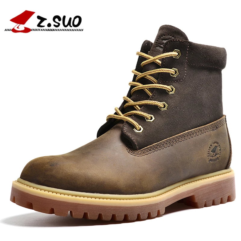 

Z. Suo men Hiking boots, leather men's boots, the quality of the drum level in Hiking Shoes man