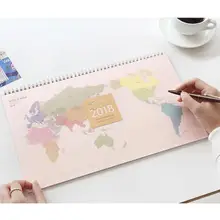 Мир Географические карты стол Календари большой Размеры исследование школы планировщик повестки дня красивые ежегодно ежемесячно планировщик контрольный список Памятка Подарок