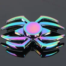 NEW Adult Gift Spider Colorful Hand spinners Metal finger spinner For Autism ADHD Kids Spiner Tri