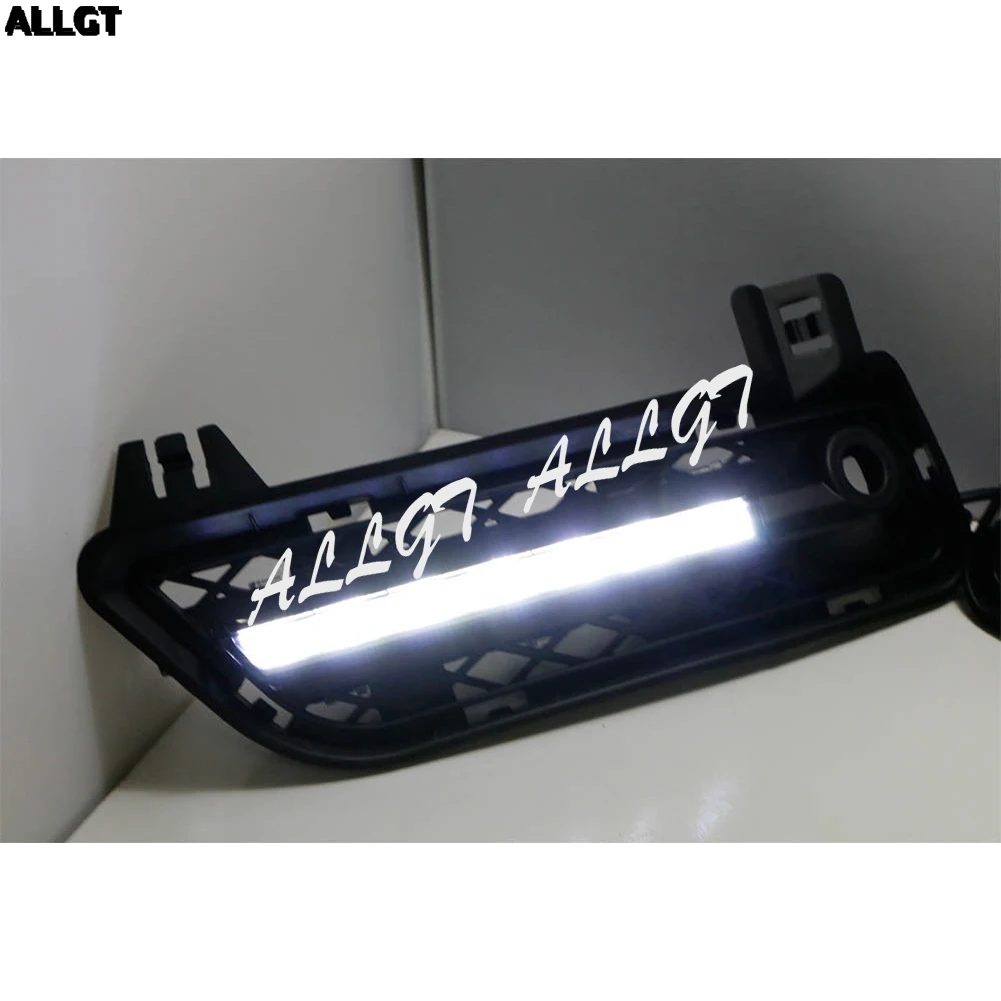 

Direct Fit Xenon White 7-LED Daytime Running Lights DRL Kit For 2011 2012 2013 2014 BMW F25 X3