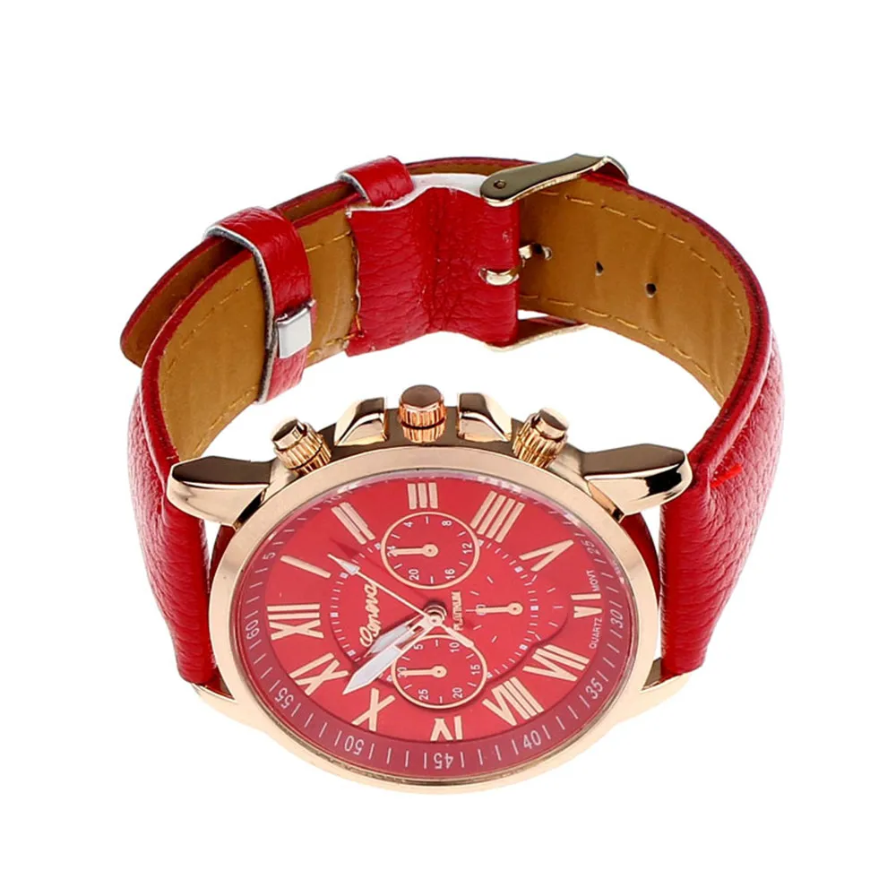Aimecor, Женские Кварцевые аналоговые наручные часы с небольшим циферблатом, нежные часы, женские аналоговые кварцевые часы Geneva с римскими цифрами из искусственной кожи