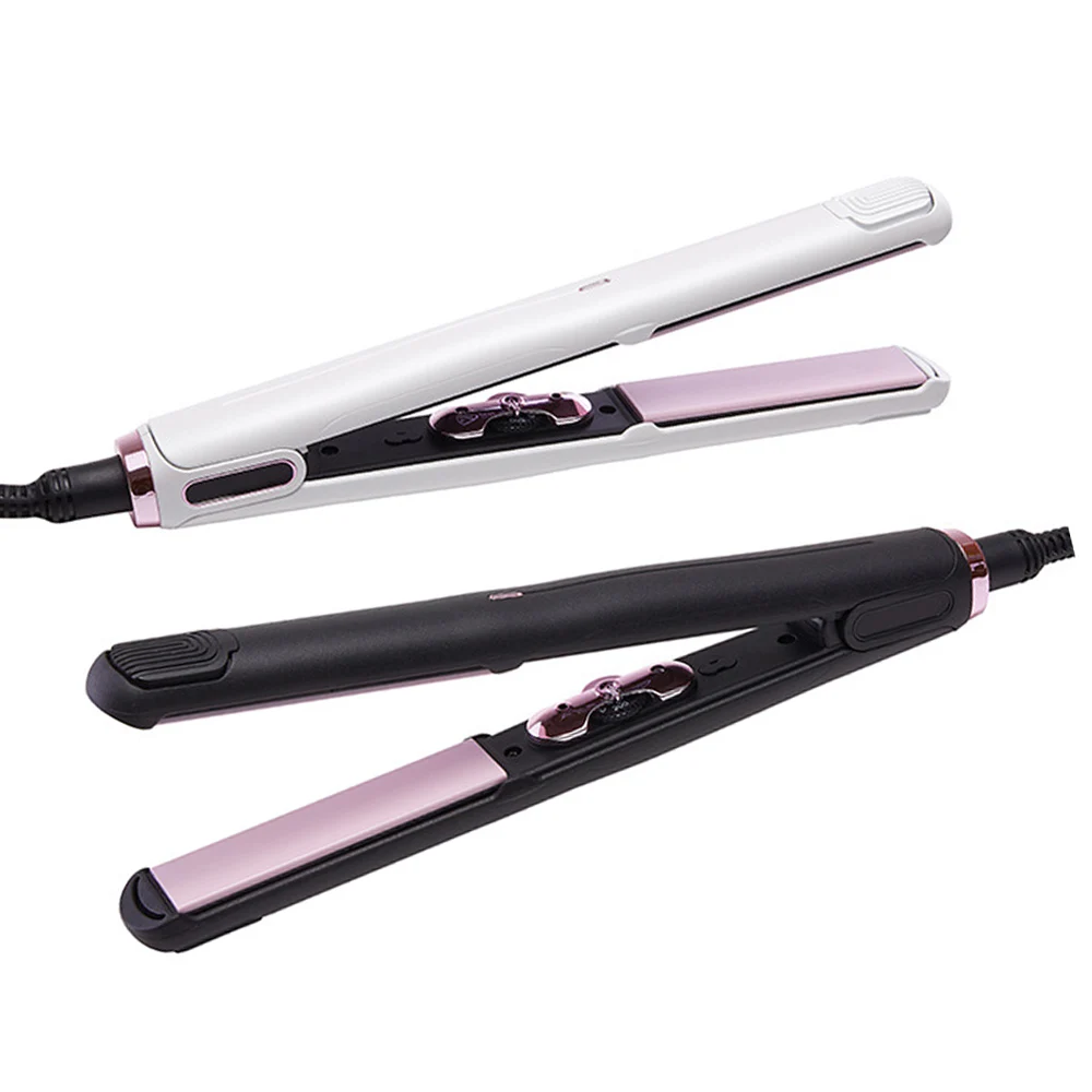 

Flat Irons Titanium for Hair Salon Professional Portable Straighteners Slim Hair Straightening Irons Ultrasonic Infrared Display