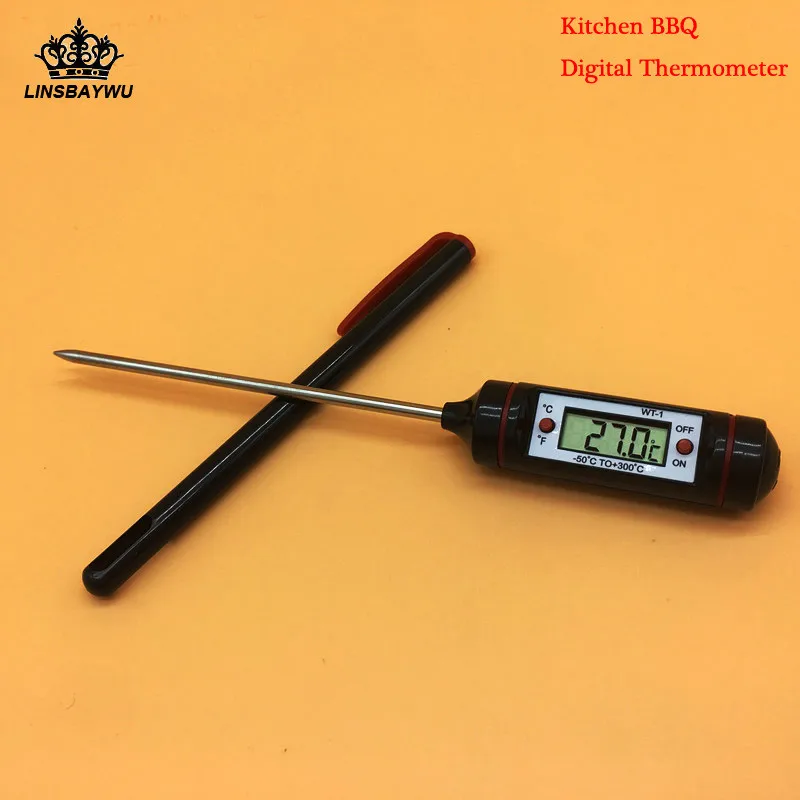 

1Pcs Hot Sale BBQ Electronic Digital Thermometer Instruments Hydrometer Food Probe Kitchen Cooking Meat Temperature Sensor