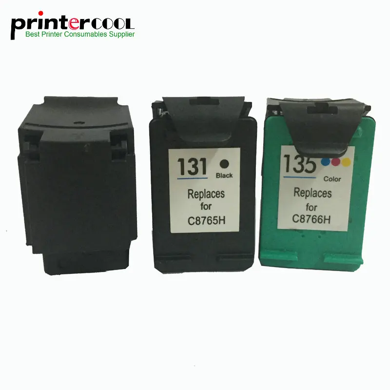 Einkshop пополнен картридж Замена для HP 131 135 deskjet 460 5743 Photosmart 2573 PSC1600 1613 2350 принтера|ink