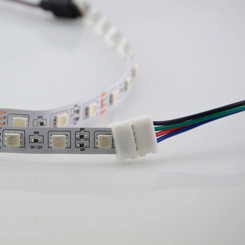 Марка Foxanon RGB 10 мм 4 контакта без паяльного кабеля печатная плата светодиодный