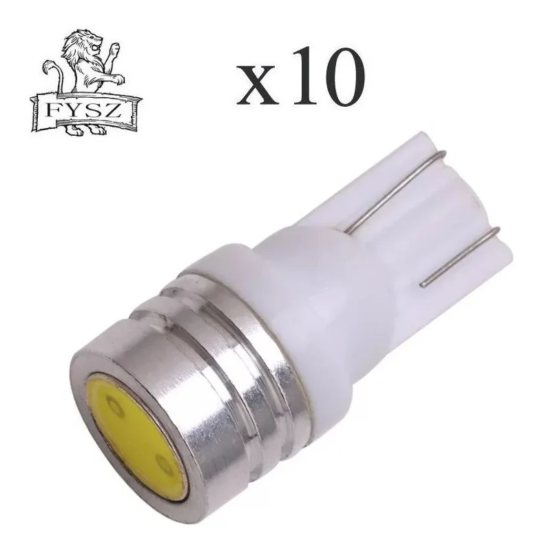 

FYSZ T10-1w high-power automotive LED W5W 194 door light reading light white light 10Pcs