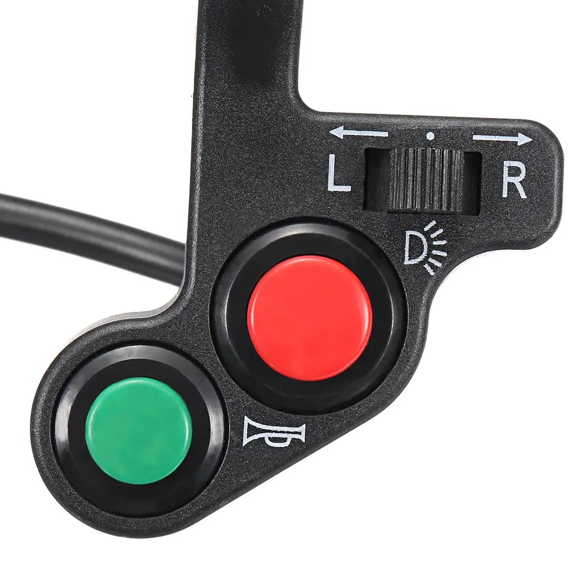Звуковой сигнал на руль 22 мм 7/8 дюйма|handlebar motorcycle switches|horn switch motorcyclemotorcycle handlebar light |