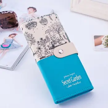 

Multi Colors 19 * 9.5 * 2.5cm Wallet Lady Purse Fashion Women Durable Card Holder Stylish Female