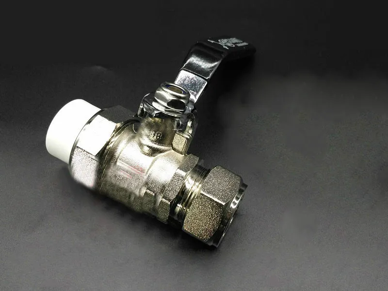 1/2 дюйма 3/4 дюйма 1 дюймов PPR клапан Медь махрово клапаны термоклей ppr трубы фитинги алюминиевая трубка разъем