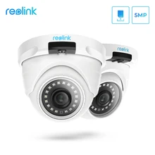 Reolink POE ip Камера HD 5MP Уличная Внутренняя купольная 1920П Домашнее Видеонаблюдение IR Видеокамера RLC-420-2(2 штуки