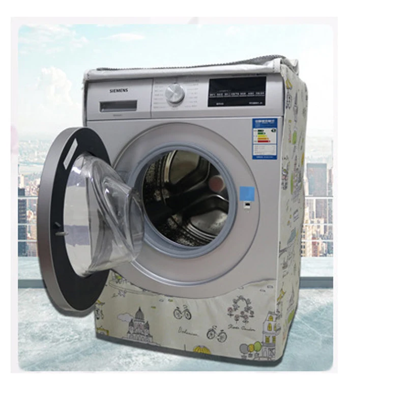 Koop Srysjs Cartoon Waterdichte Wasmachine Droger Cover Zonnebrandcrème Passprot Cover Gecoat Zilver Bescherming Case