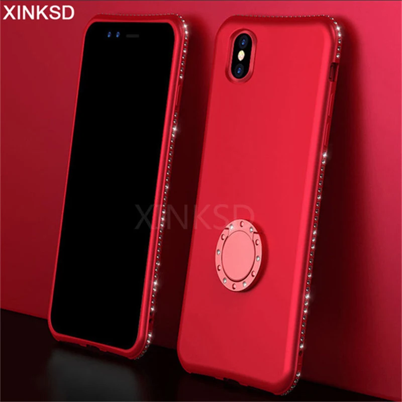 

Candy Diamond Bling Silicone Case For iPhone X 5s SE 5 S Glitter Rhinestone Soft TPU Phone Case For iPhone 7 6 s 8 6S Plus Cover