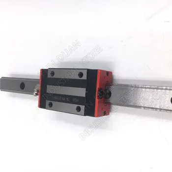 

300MM 0.3M HGR15 Linear Rail Guide HR15 15mm width with HGH15CA Guide Linear Slider Block Square Replace HIWIN for CNC Router