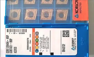 

2PCS NEW in box KOR+ CCMT120404-HMP NC3020 CCMT431-HMP Carbide Inserts 10PCS