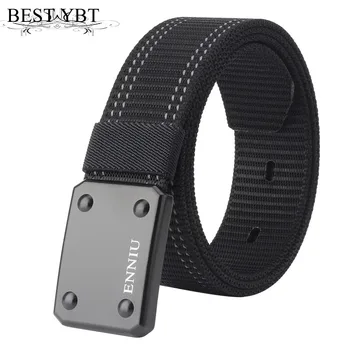 

Best YBT Unisex belt trend Invisible Double buckle Men belt high qualtiy outdoor Military training Men and Women belt
